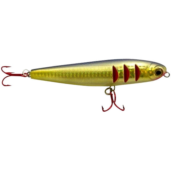 Tactical Anglers CrossOver CO-Stalker Zara Spook Surface Striper Lure, Gold