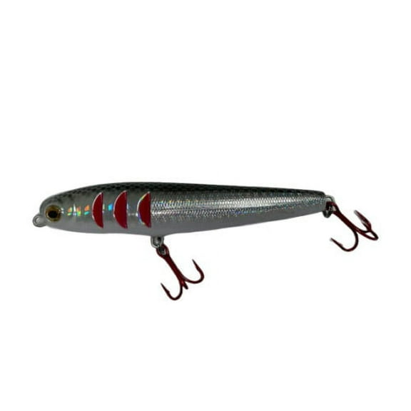 Tactical Anglers CrossOver Stalker Lures, 4 1/2", 3/4oz, Silver Bullet