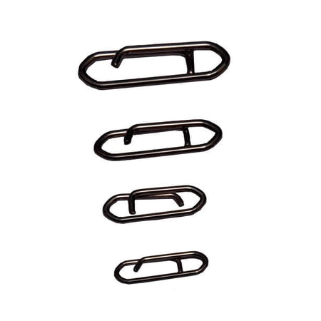 Tactical Anglers Power Clips Paperclip Fishing Lure Fast Snap, 125lb, 25pk Bulk