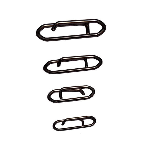 Tactical Anglers Power Clips Paperclip Fishing Lure Fast Snap, 125lb, 25pk Bulk