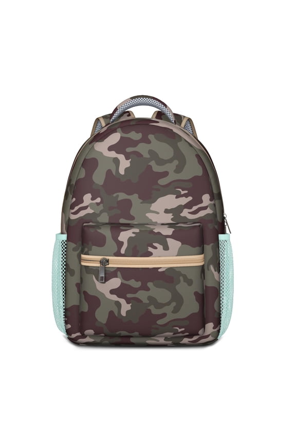 Tactical Army Waterproof Backpack - Lightweight Durable School Bag with Breathable Padded Straps & Organized Storage for Outdoor, Hunting, Military Use (Desert Camouflage)