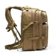 Tactical Assault Large 3 Day Bugout Backpack 45L Molle Waterproof Bag - Coyote Brown
