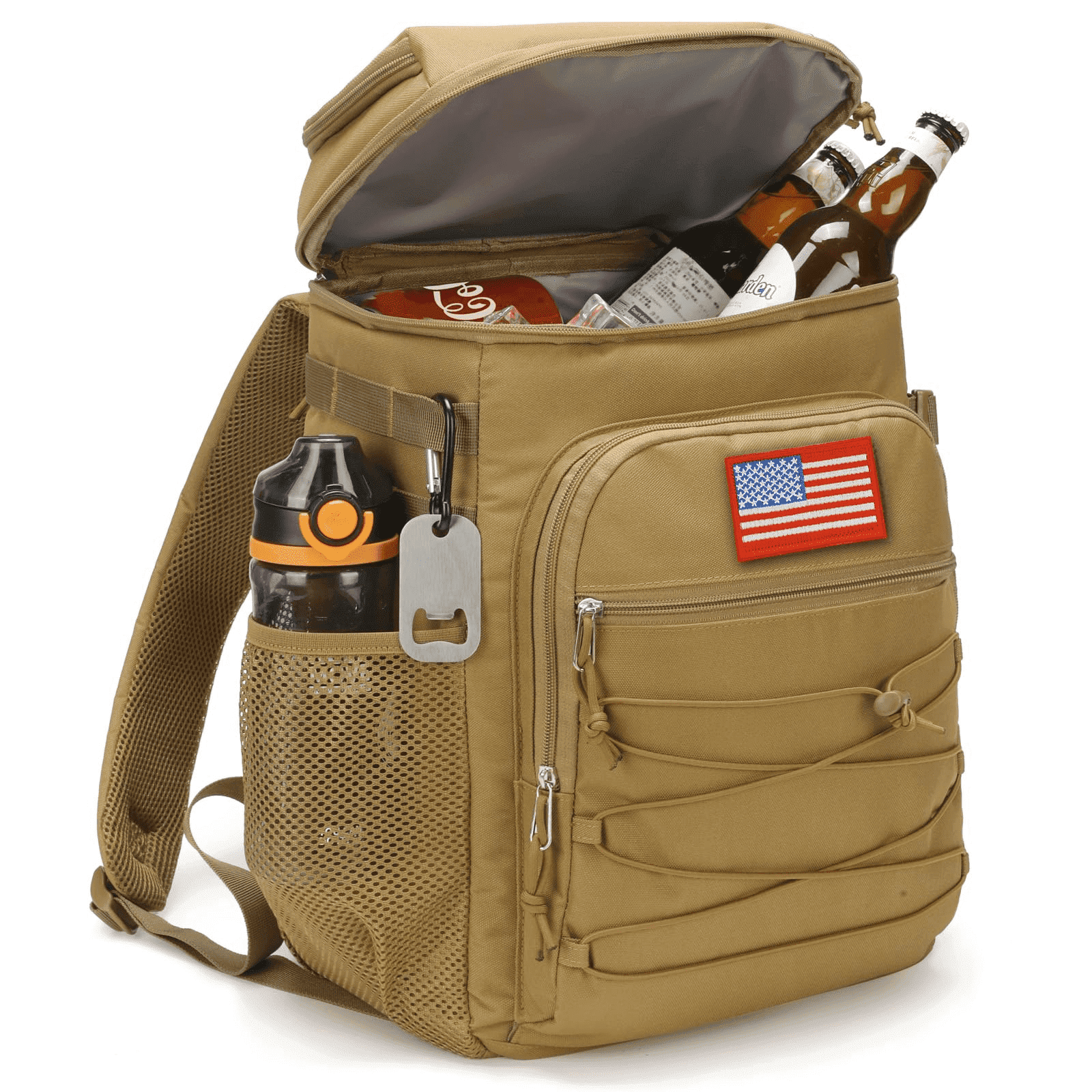 Backpack Cooler, 25L Cooler Backpack Insulated Leak-Proof, Heavy Duty Large Lunch Backpack, Waterproof Ice Chest Backpack for Men Women Adults Work Day trip Camping Beach Hiking Essential