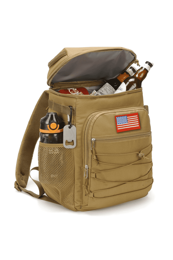 Backpack Cooler, 25L Cooler Backpack Insulated Leak-Proof, Heavy Duty Large Lunch Backpack, Waterproof Ice Chest Backpack for Men Women Adults Work Day trip Camping Beach Hiking Essential