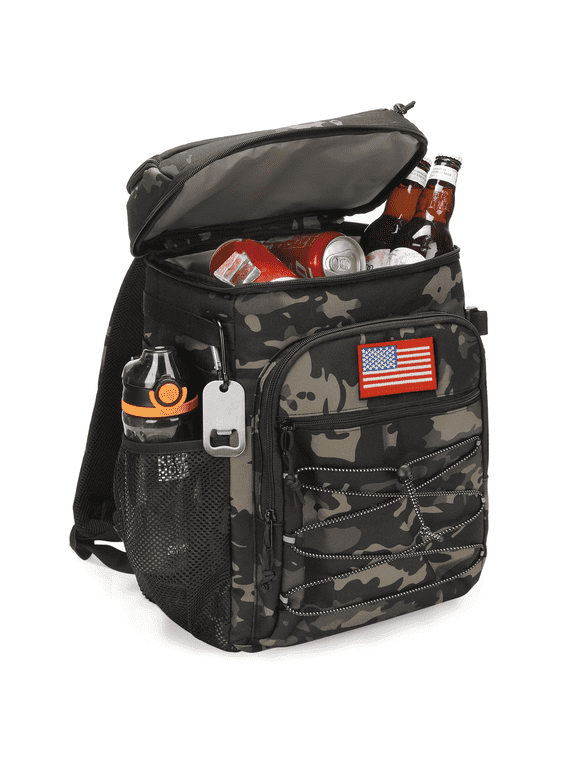 Backpack Cooler, 25L Cooler Backpack Insulated Leak-Proof, Heavy Duty Large Lunch Backpack, Waterproof Ice Chest Backpack for Men Women Adults Work Day trip Camping Beach Hiking Essential
