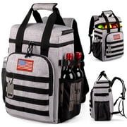 Tactical Backpack Cooler,Lunch Backpack for Men Adults Work with Handle，Soft Cooler Backpack Insulated Waterproof Leak Proof