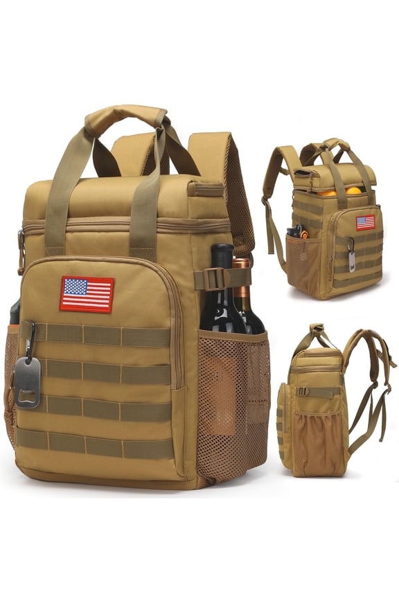 Backpack Cooler,Lunch Backpack for Men Adults Work with Handle，Soft Cooler Backpack Insulated Waterproof Leak Proof