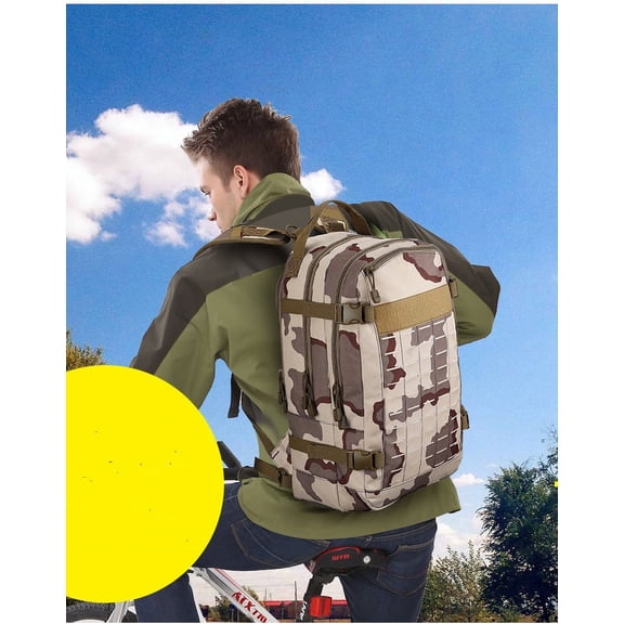 Tactical Backpack Outdoor Travel Bag,Black