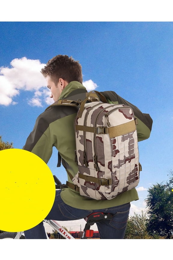 Tactical Backpack Outdoor Travel Bag,Black