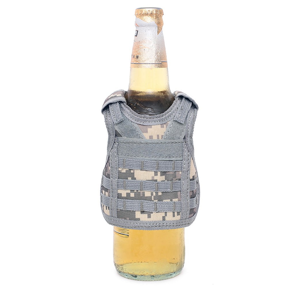Tactical Beer Bottle Vests Drink Beverage Cooler Military Beverage
