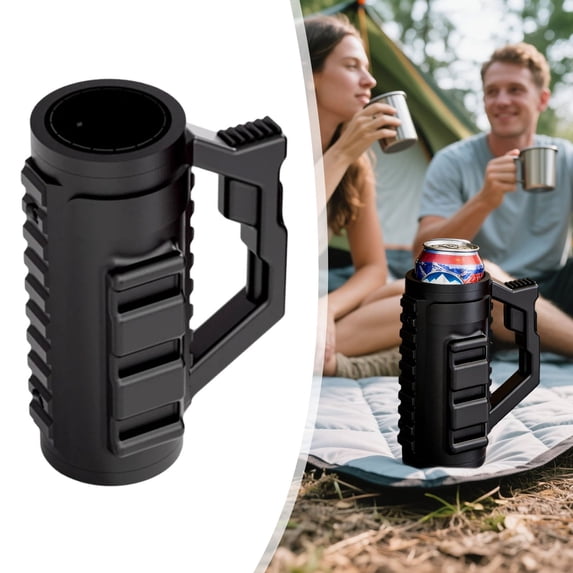 Tactical Beer Holder,12oz Tactical Reload Can Holder Insulated Beverage Cooler,Double Wall Vacuum Tactical Water Bottle Holder for Camping Fishing Outdoor Activities(A)