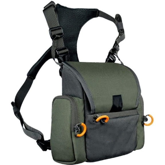 Compact Binocular Chest Bag Packet with Rangefinder Pouch for Hunting Hiking Shooting