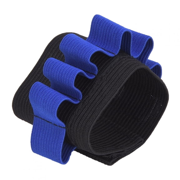 Tactical Blue Foam Dart Wristband Ammo Holder Strap Storage Equipment for Outdoor Blaster Play (7.5 x 2.0 inches / 19 x 5 cm) Pack of 5