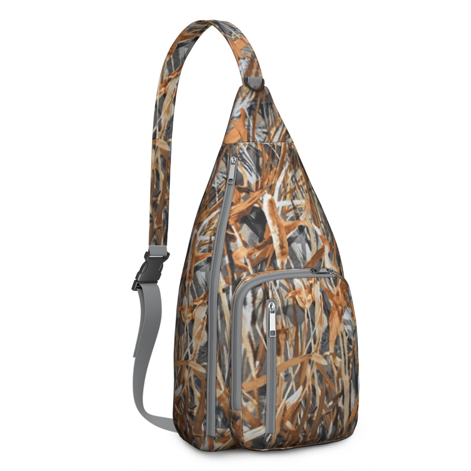 Tactical Camo Chest Bag - Military-Grade Hunting Camouflage Sling Pack, Durable Water-resistant Fanny Pack for Army & Outdoor Use (Woodland/Desert/Jungle Patterns)"