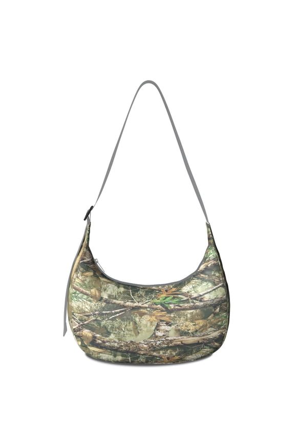 Tactical Camo Crossbody Handbag for Women, Military Woodland Camouflage Shoulder Tote, Lightweight Water-Resistant Hobo Purse with Desert Army and Jungle Outdoor Design