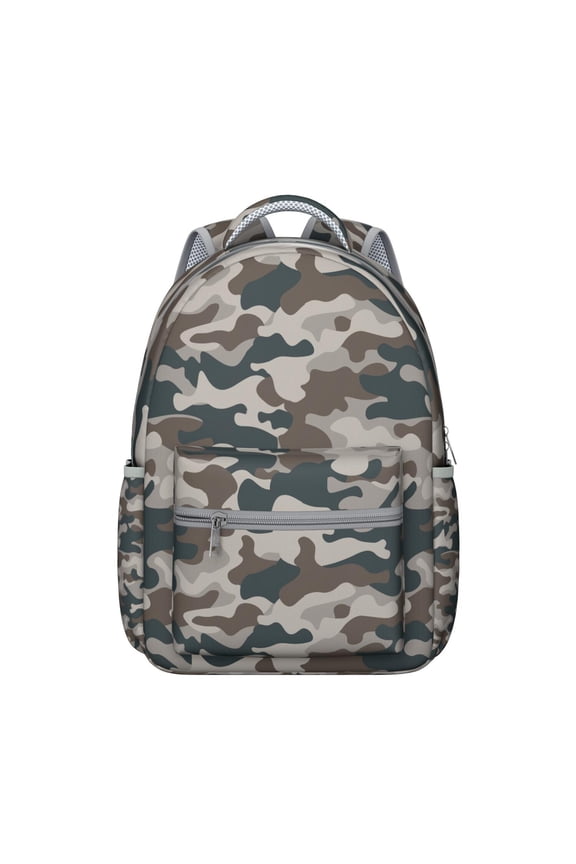 Tactical Camo Waterproof Bookbag - Military Jungle & Desert Outdoor Backpack with Padded Straps, Organized Storage & Stylish Woodland Design for Commuters & High School Students