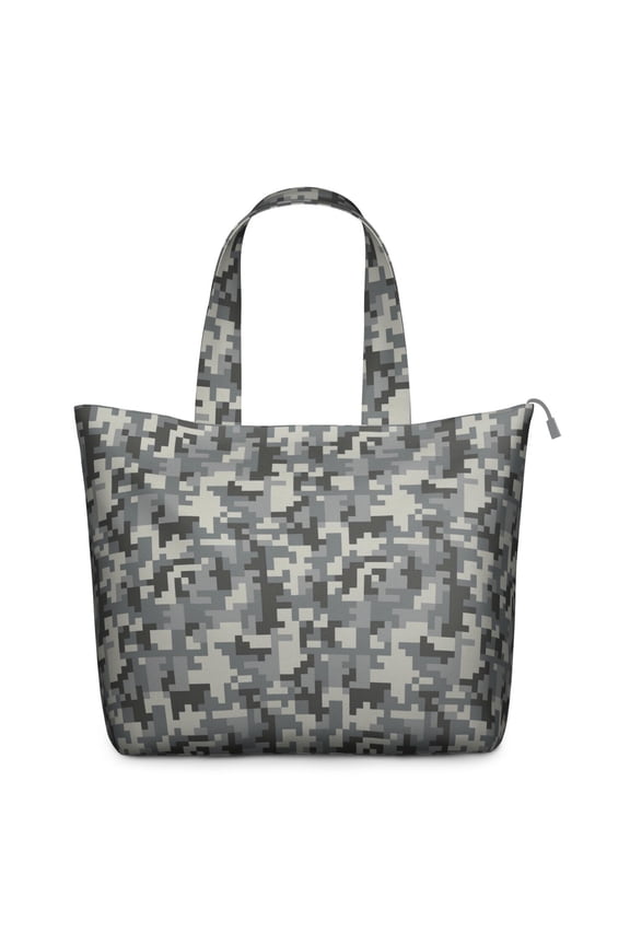 Camo Weekender Bag Military Camouflage Travel Tote with Hunting Camo Design, Desert Woodl Jungle Pattern, Outdoor Army Style Duffel, Carry-On