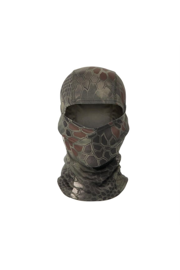 Tactical Camouflage Balaclava Full Face Mask UV Sun Protection Motorcycle Riding Hood Windproof Headwear