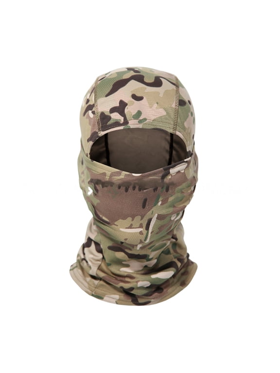 Tactical Camouflage Balaclava Windproof Hunting Face Cover Shield Neck Gaiter