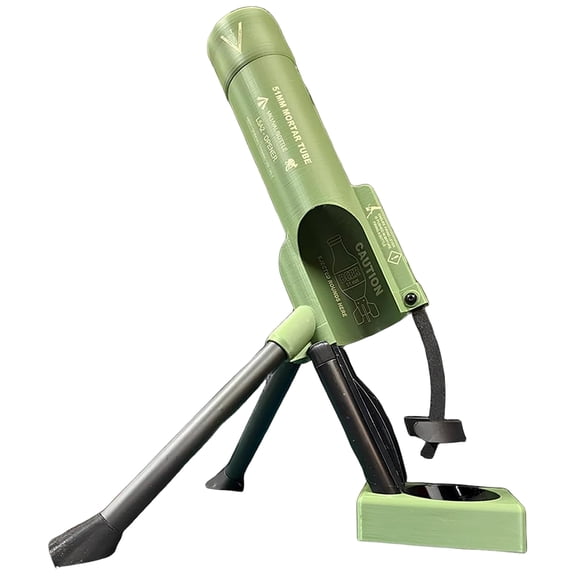 Tactical Cap Launcher Beer Bottle Opener 51mm Mortar Heavy Duty Hands Free Push Down