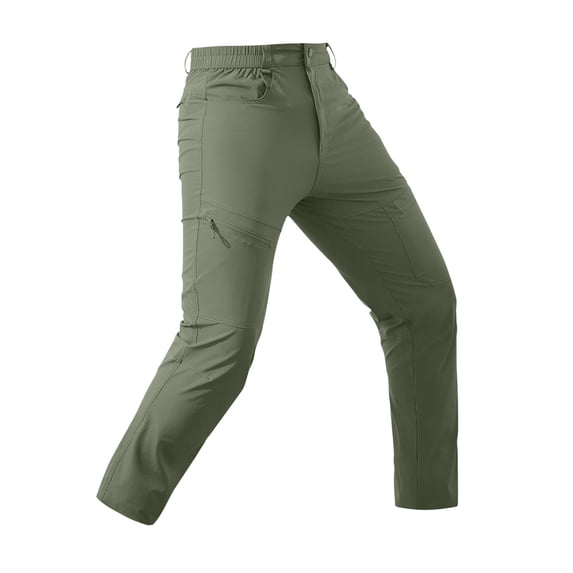 Tactical Cargo Pants For Men Multi-Pocket Ripstop Hiking Outdoors Work Pants Army Green XL