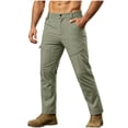 thumbnail image 1 of Tactical Cargo Pants For Men Multi-Pocket Ripstop Hiking Outdoors Work Pants Green M, 1 of 9