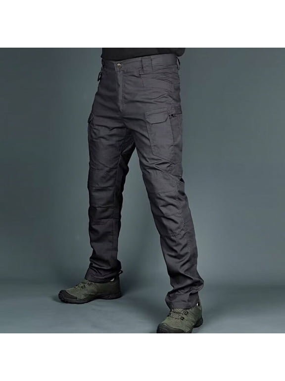 Tactical Cargo Pants for Men Water Proof Carpenter Jeans Fishing Outdoor Cargo Sweats Rain Pant Stretch Cargo Joggers Breathable Construction Work Pants