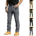 thumbnail image 1 of Tactical Cargo Pants for Men Stretch Water Resistant Ripstop Pants Outdoor Lightweight Work Hiking Pant with Pockets(No Belt) Brown 3XL, 1 of 9