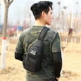 thumbnail image 1 of Tactical Chest Bag Riding Shoulder Bag,Green camouflage, 1 of 2