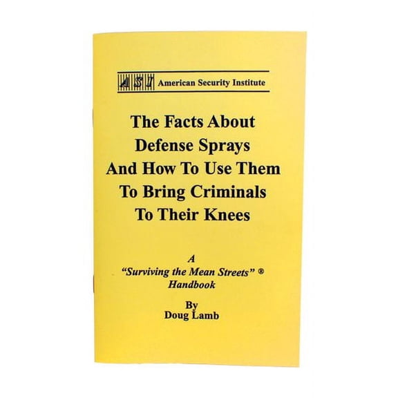 Tactical Defense Spray Book