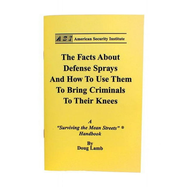 Tactical Defense Spray Book