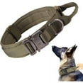 thumbnail image 1 of Tactical Dog Collar Nylon Adjustable K9 Collar Military Dog Collar Heavy Duty Metal Buckle with Handle, 1 of 8