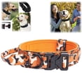 thumbnail image 1 of Tactical Dog Collar and Leash Set Outdoor Training Dog Collar with Handle and Metal Buckle for Medium and Large Dogs, 1 of 5