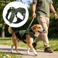 thumbnail image 1 of Tactical Dog Harness for Medium Dogs No Pull, No Pull Dog Harness, Fit Smart Reflective Pet Walking Harness for Training, Adjustable Dog Vest Harness with Handle Green M, 1 of 9