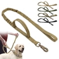 thumbnail image 1 of Tactical Dog Leash, Dual Handle Absorbing Bungee Lead. Pet Leash with Two Handles, Padded Handles. For Medium and Large Dogs, 1 of 9