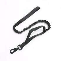 Tactical Dog Training Bungee Leash Military Dog Leash Quick Release Elastic Leads Rope with 2 Control Handle,4ft for Medium Large Dogs