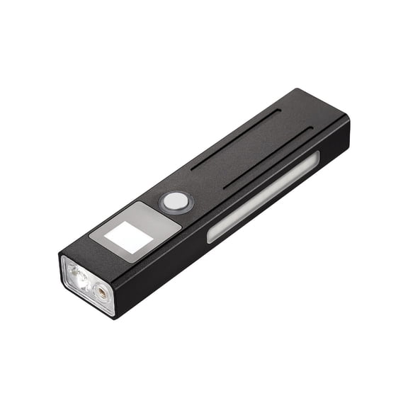 Tactical EDC Flashlight with High Lumens & Green Beam, IPX4 Waterproof, 3 Modes, Portable LED Light for Outdoor Survival