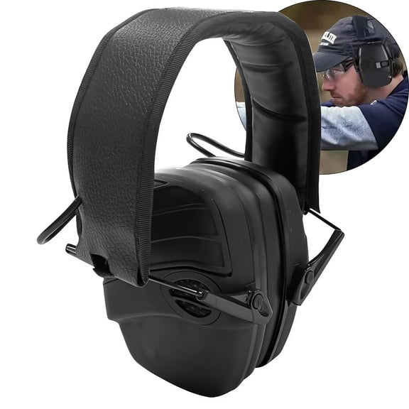 Tactical Electronic Shooting Earmuffs - Premium Outdoor Hunting Hearing Protection with Sound Amplification, Noise Reduction and Impact Protection - Suitable for Shooting Range, Hunting, Training