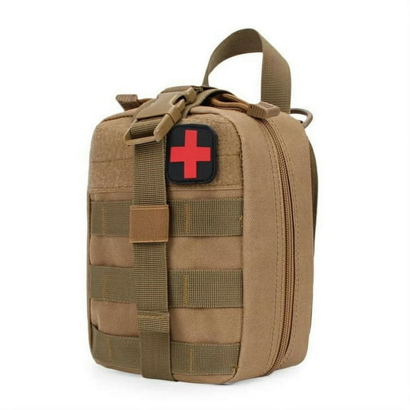 Tactical First Aid Med Survival Emergency Tactical Pouch - Coyote Brown