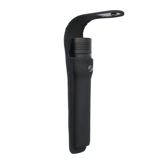 Tactical Flashlight Holster for Streamlight Stinger Flashlights & Similar, Heavy-Duty Nylon Flashlight Holder Fits 2-1/4 Inch Duty Belt, for Police, Military & Security Use