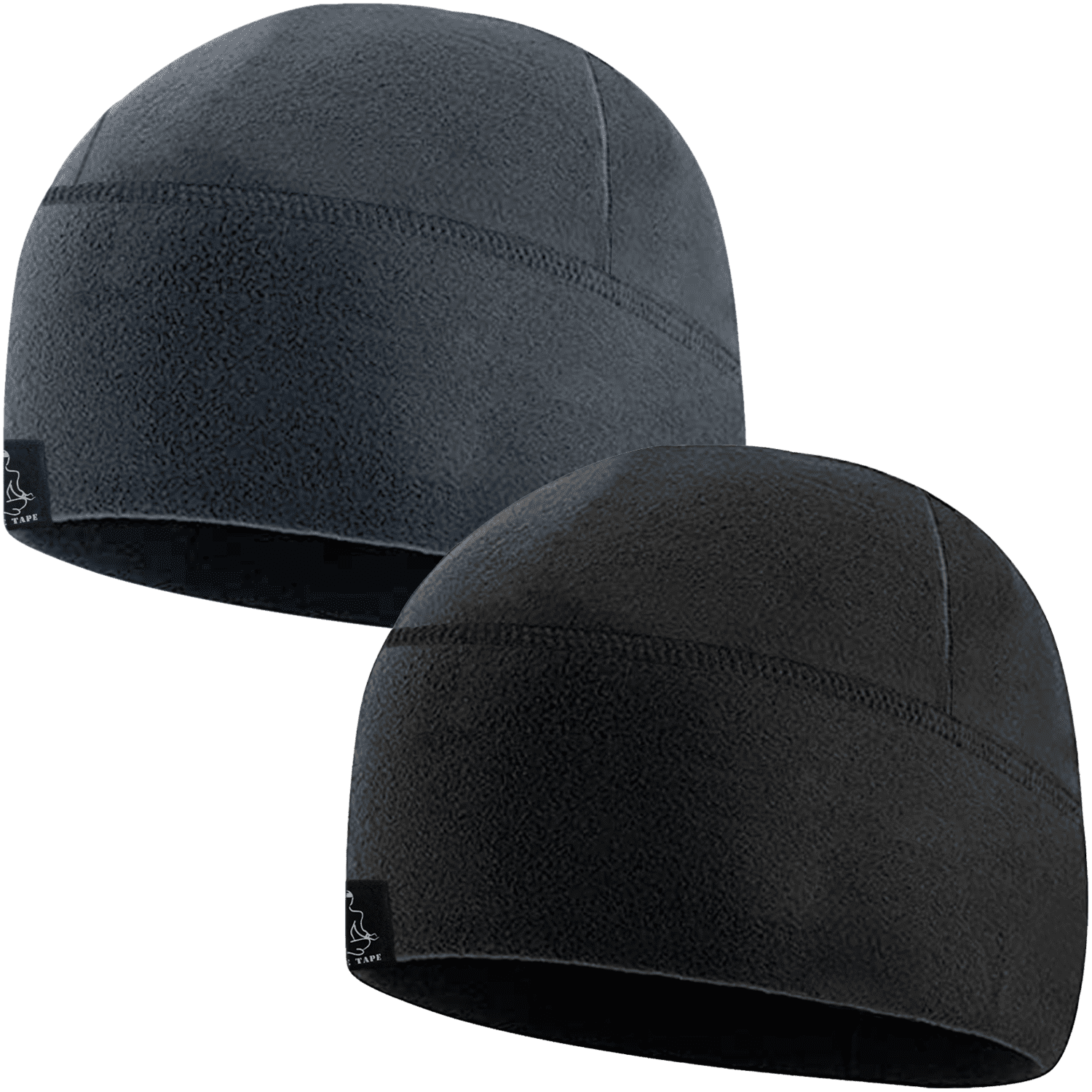 Tactical Fleece Watch Cap Beanie - Temple Tape - 2 Pack