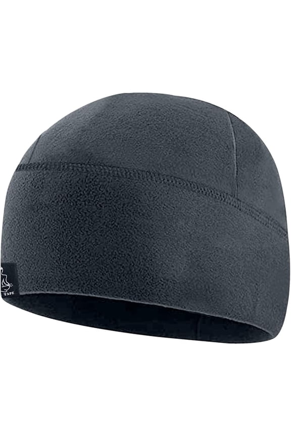 Winter Fleece Watch Cap Beanie – Skull Cap Fleece Hat - Mens & Women - One Size - Graphite Grey