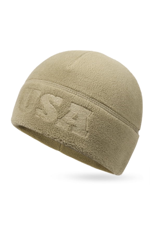 Tactical Fleece Watch Cap, USA Multi-Season Army Military Fleece Beanie, Winter Warm