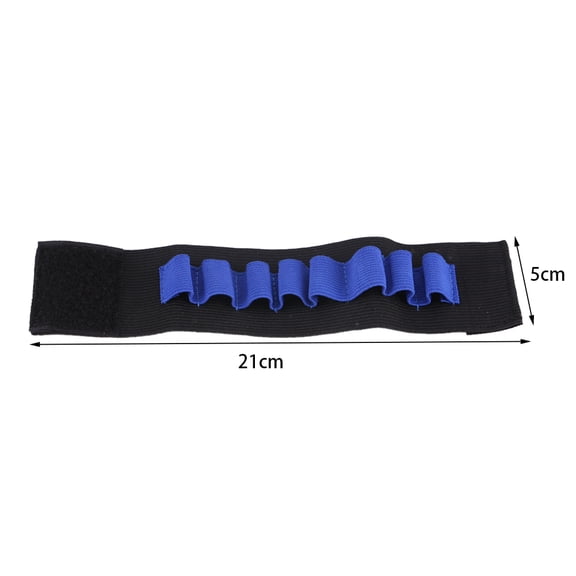 Tactical Foam Dart Ammo Storage Wristband Holder for Outdoor Toy Blaster Battle Games 8.27 x 1.97 in / 21 x 5 cm