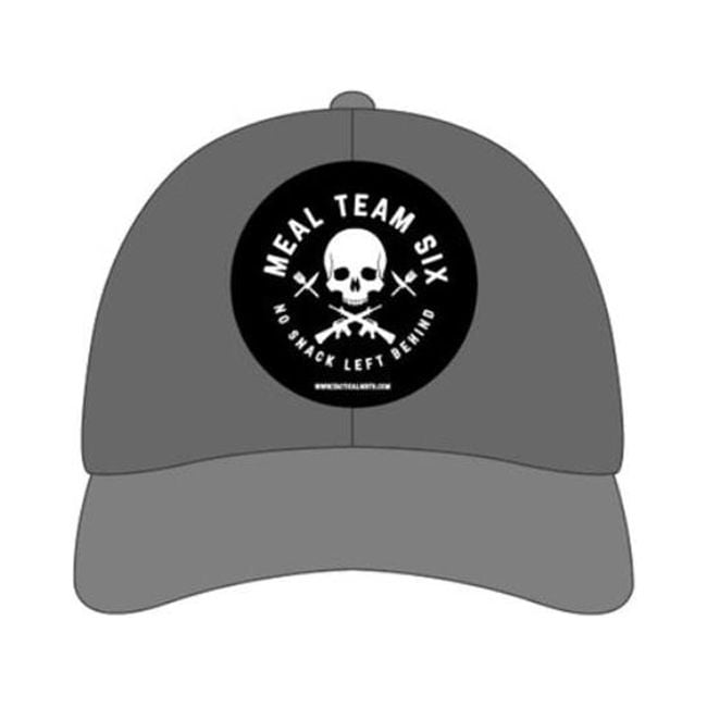 Tactical Girth MTSgraySMhat Meal Team Six FlexFit Hat, Gray Small