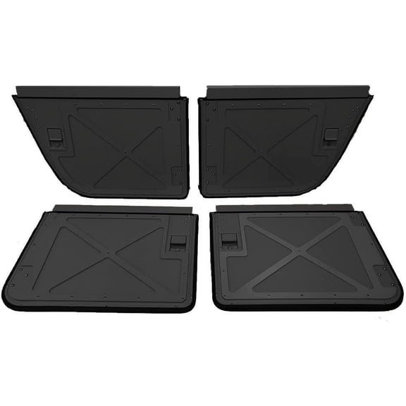 Tactical Half Doors - Black - Set Of 4, fits Military Humvee