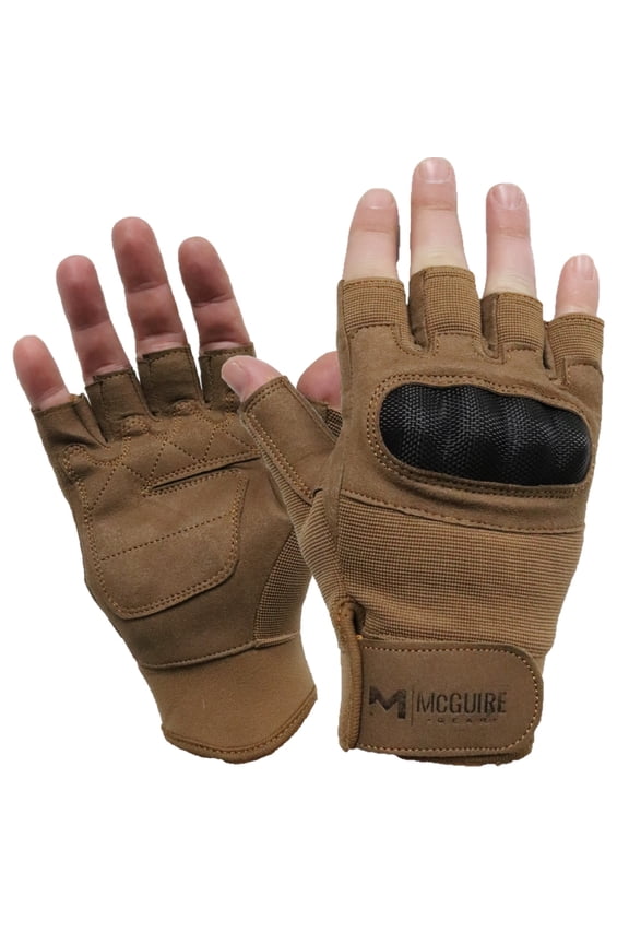 Full Finger Gloves, Knuckle Outdoor Gloves, Coyote X-Large USA