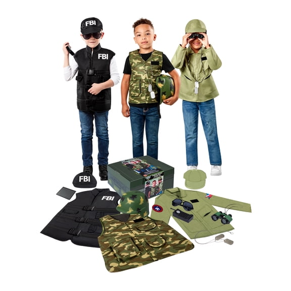 Tactical Hero Trunk Dress Up Set for Kids by Rubies, Small
