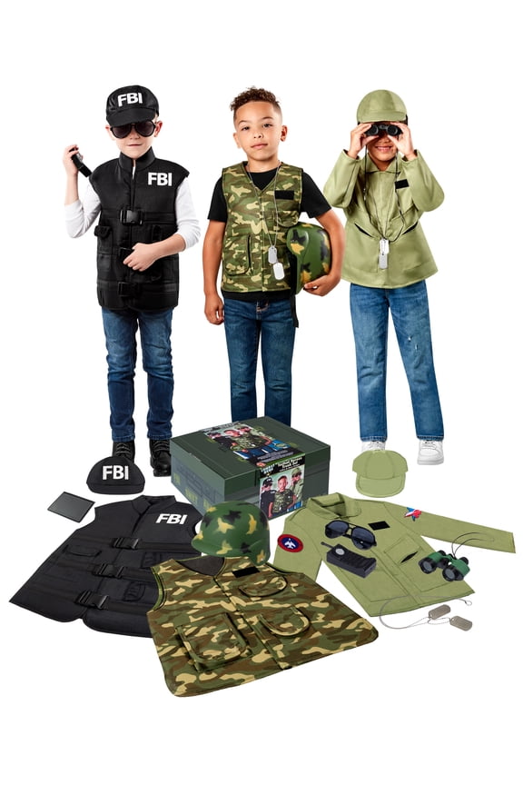 Tactical Hero Trunk Dress Up Set for Kids by Rubies, Small