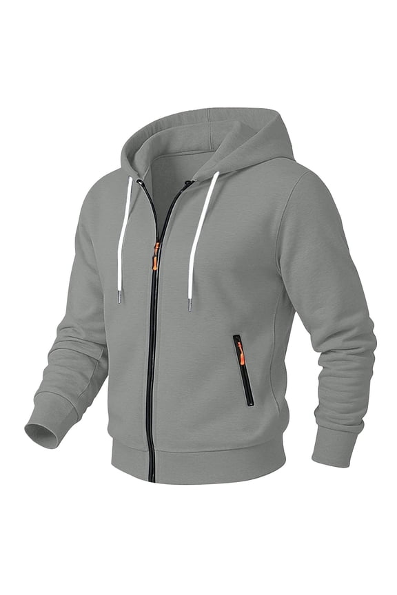 Tactical Hoodies For Men Full Zip Sweatshirt Casual Lightweight Long Sleeve Jackets With Pocket Outerwear 2025